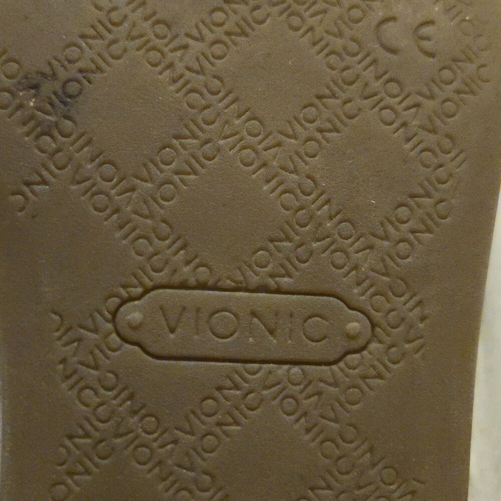 Vionic Beige /gold shimmer Loafers - Picture 11 of 11